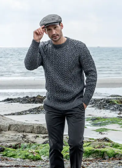 Oisin Aran Crew Neck Sweater